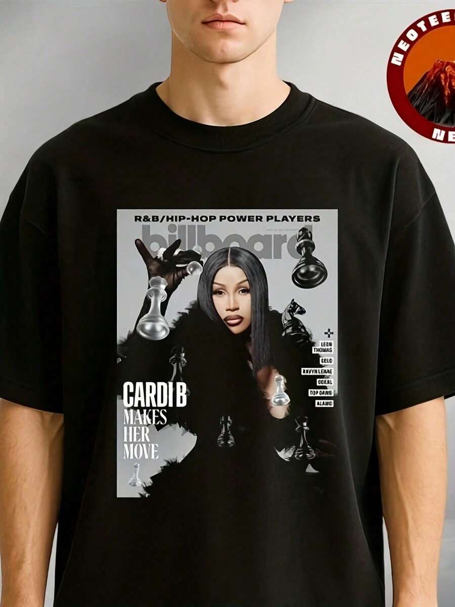 A Cardi 8 B Fashion Poster Featured On The Cover Of Billboard Magazine Highlights Hip Hop Influencers For 2026 Making It - 黑色 - 查看 1