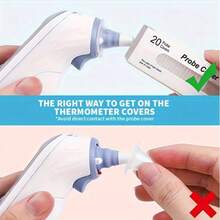 Engångsskydd för örontermometerprober, passar alla örontermometermodeller - Multifärgad - Visa 3