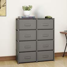 多层抽屉储物柜、便携式衣柜、立方体抽屉储物柜、防尘衣柜、卧室内衣储物柜、卧室衣柜、家用组装储物架、落地式组装储物架、可堆叠抽屉式衣物收纳柜，适合存放玩具、衣物和书籍，以及卧室家具收纳。 - 彩色 - 查看 2