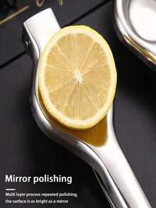 1/2pcs Manual Fruit Juicer, Multi-Function Lemon Squeezer, Pomegranate, Watermelon Juice Extractor, Orange Lemon Squeezer - Silver - View 4