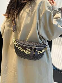 Bolso de pecho, bolso de cintura, bolso cruzado con correa de hombro única y de alta calidad, moda 2026 para mujeres - Multicolor - Ver 6