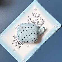 1pc Minimalist Fresh Polka Dot Protective Case For AirPods Pro 1/2/3/4 Bluetooth Earphones - Multicolor - View 3