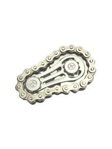 Sensory Pressure Relief Bicycle Chain - Silent CNC Stainless Steel Gear Desktop Toy, Adult Focus Tool (Suitable For Office Use) (Mechanical Art Collection), Novelty Toy, Suitable For Home Decor And Exquisite Holiday Gifts. - Multicolor - View 12