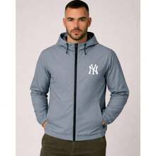 Waterproof Windbreaker Jacket, Great For Cold Weather And Everyday Wear. - 灰色 - 查看 3