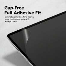 High Definition, High Transparency, Anti-Scratch, Anti-Drop, Full Screen Coverage, Strong Anti-Fingerprint, Sensitive Touch, PET Film, Screen Protector Soft Film, Compatible With IPad (Air4/5/6)/(7/8/9/10th Gen)/ 11 1A16(2025)/ Air 11-Inch(2026)/ 12 11-Inch(2026) - Clear - View 3