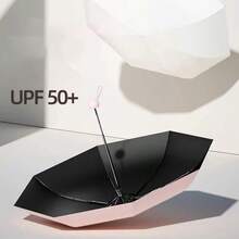 1把胶囊折叠伞，高品质防水遮阳伞，防紫外线，可折叠 - 多色 - 查看 7