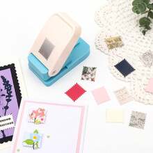 3pcs Rectangular/Square Stamp Perforator, With Serrated Edge Rectangular Manual Perforator Suitable For Paper Art, Scrapbooking, DIY Card Making, Handicraft Making - 3-piece Pack - View 5