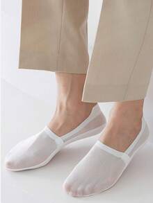 2/5/8 Pairs Men's Breathable Mesh Slip-Resistant Silicone Grip Shallow Boat Socks, Thin Lightweight Ankle Socks, Versatile & Comfortable For Spring/Summer - Multicolor - View 11