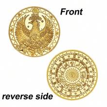 2026新款十二生肖星座金属纪念币，动漫卡通礼品收藏品，欧美塔罗幸运符，生日礼物，复活节礼物，完美礼物，收藏纪念品 - 彩色 - 查看 19