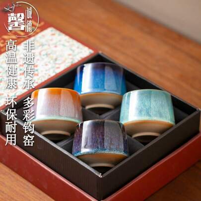 Cốc sứ, cốc cá nhân dùng tại văn phòng và nhà, cốc sữa đặc tráng men phản ứng, cốc trà xanh, tượng trang trí. Kết cấu gốm thủ công độc đáo, cốc cà phê/trà sứ kiểu Trung Quốc tốt cho sức khỏe, cốc đồ uống đa năng họa tiết bầu trời sao, cốc pha cà phê nghệ thuật chất lượng cao với tính thẩm mỹ cao.
