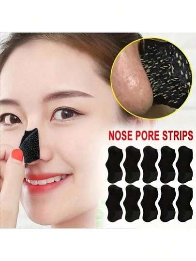 20pcs Disposable Nose Pore Strips, Shrink Pores, Remove Blackheads & Whiteheads, Cleansing & Soothing Skincare Tool, Help Reduce Excess Nose Oil, Suitable For Men & Women, Great Christmas/Holiday Gift