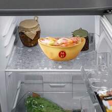 Bộ 4/6/8 tấm lót tủ lạnh và tủ bếp, có thể cắt tỉa, dễ vệ sinh, chống thấm nước, chống trơn trượt, vật dụng thiết yếu cho gia đình, dễ lau chùi bằng khăn ướt. - giống như viên sỏi - Xem 8