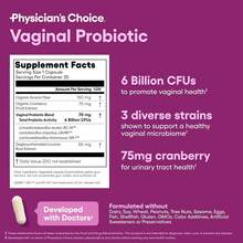 Vaginal Probiotics For Women With Lactobacillus Blend & Cranberry Extract | Women's Probiotic Supplement With Prebiotics | Daily Feminine Wellness | 30 Capsules - 1 Bottle - 查看 7