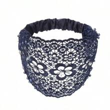 1pc New Plum Blossom Hollow Out Wide Headband, Hair Hoop, Hair Accessory - Multicolor - View 4