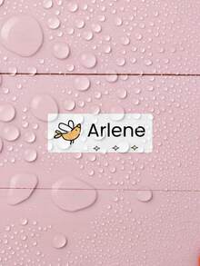 1/60/120/180/240pcs Customizable Name Label Stickers, Waterproof Oil-Proof Transparent Vinyl Decals, Holographic Labels For Home Organization, Office Classification, Luggage Identification, Sports Equipment Marking - Multicolor - View 8