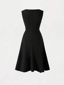 Elegant Everyday Dress, Romantic And Charming Dress For Valentine's Day Black - Black - View 6