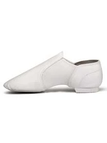 Jazz Dance Shoes For Adults Women Men - Breathable Wide Width Non Slip Split Sole Flexible Leather Competition Performance Practice Sneakers - 白色 - 查看 2