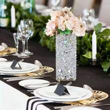 200g Confeti de diamantes artificiales, 3 tamaños 10mm/16mm/20mm mezclados, para decoración de jarrones, decoración de bodas, relleno de jarrones, decoración de velas flotantes, centro de mesa para el hogar, adecuado para bodas DIY, cumpleaños, fiestas temáticas, San Valentín, Día de la Madre, decoración navideña (incluye perlas de agua) - Transparente - Ver 6