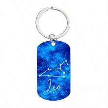 Constellation Keychain Constellation Key Ring With Split Ring, Constellation Design, Suitable For Backpack,Purse Decoration, Valentine's Day Gift - Silver - View 11