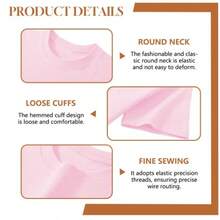 COCOC 2025 New Summer Loose Pattern Round Neck Shirt, Head Collage Shirt Vintage Rapper, Vintage 90s Music Tee, Unisex 100% Cotton Short Sleeve, Top Menswear, Global Trending Outfits Cotton Summer Clothes,Men Shirts,Graphic Tees,Streetwear,Funny Shirts,Couple Purple Matching Outfit - 淺粉色 - 查看 3