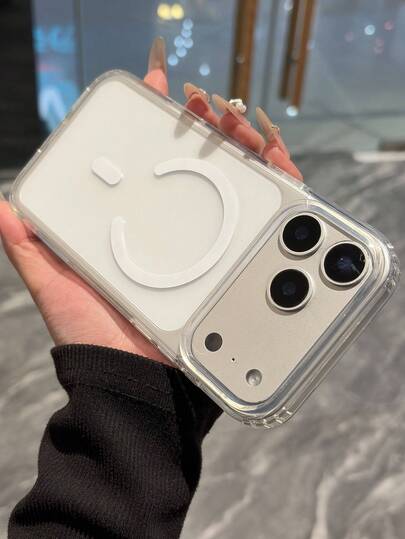 Luxuriöse matte transparente stoßfeste Armor Magnetische Handyhülle kompatibel mit iPhone 17 Pro Max 17 Pro 17 16 Pro Max 16 Pro 16 15 Pro Max 15 Pro Max 15 Pro 15 14 Pro Max 14 Pro 14 13 Pro Max 13 Pro 13 12 Pro Max 12 Pro 12 11 Minimalistisches kabelloses Ladegerät Klare Stoßschutz Acryl Abdeckung