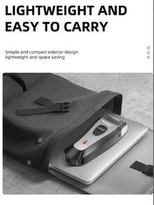 Kemei KM-9038 Reciprocating Electric Shaver, USB Rapid Charging, Rechargeable Shaver, Home Beard Trimmer, Men's Face Shaver, Gift For Boyfriend, Father's Day Gift (1pc) - Black - View 11