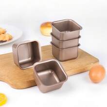 Mini Square Cake And Bread Mold - Non-Stick Stainless Steel, Suitable For Making Perfect Toast And Pound Cake - Essential Kitchen Tool - View 5