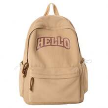 背包，休闲简约风格学生背包，大容量多口袋书包，适合中小学生 - 彩色 - 查看 12