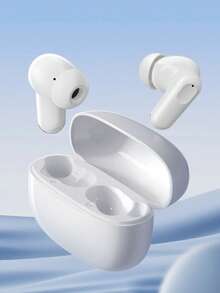 Wireless Earphones, Bluetooth Headphones, Wireless Earbuds - Stereo Noise Cancelling, Bluetooth 5.3, High-Definition Audio, Ultra-Long Battery Life, Ideal For Music, Fitness, Travel, Compatible With Smart Devices - White - View 1