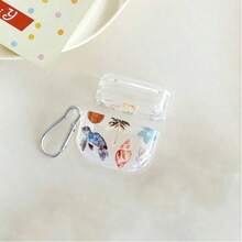 海龟、椰子、贝壳耳机盒，沙滩元素透明耳机盒，附赠1个耳机盒挂绳，兼容耳机盒、耳机、 Pro 3 耳机盒、 Pro（第二代）、 3、 Pro、 1/2、 4 保护套 - 彩色 - 查看 13