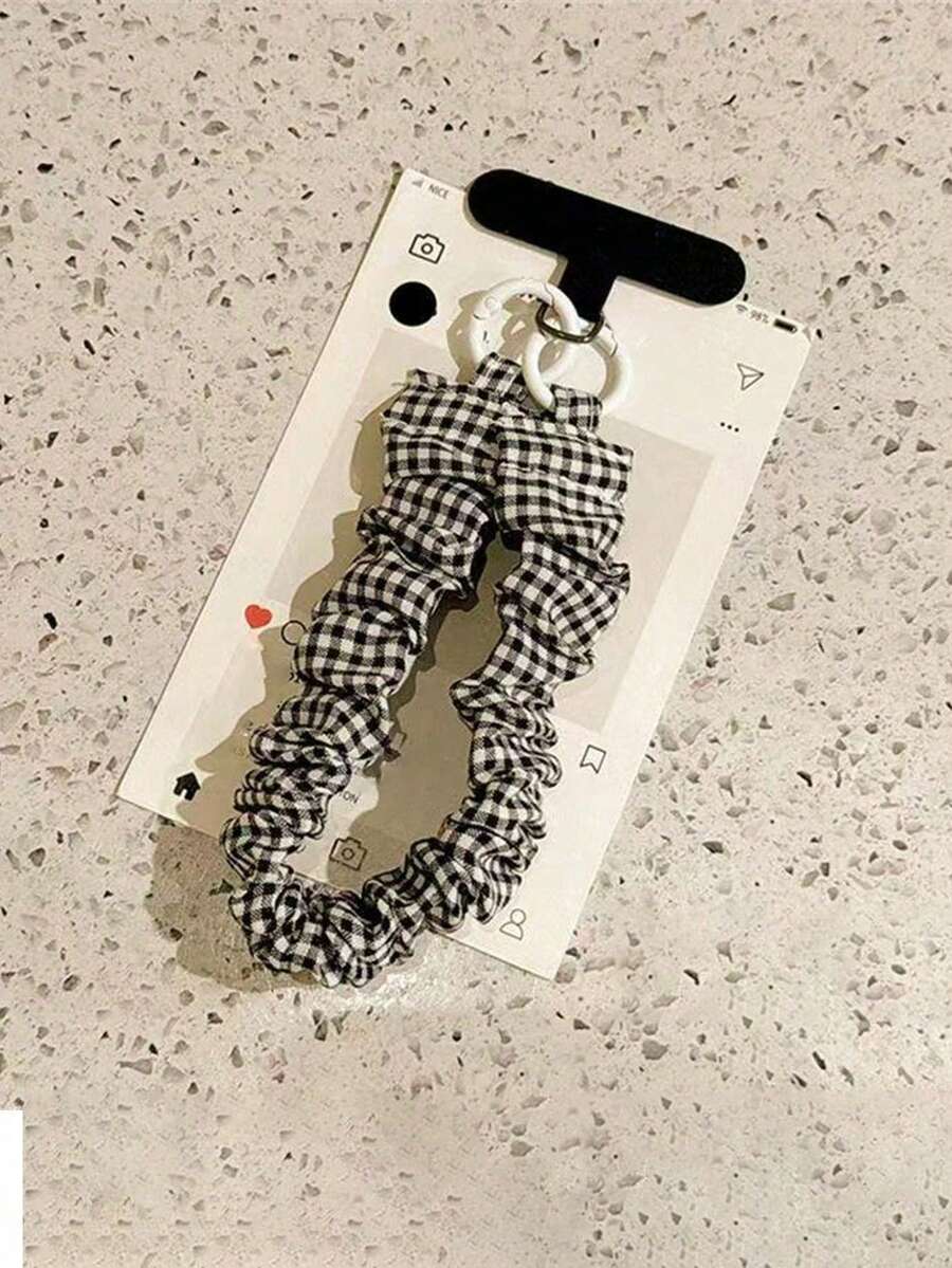 INS Style Phone Lanyard, Elastic Strap, Cute Girl Wrist Strap, Anti-Lost Key Chain Pendant, Compatible With Most Apple And Android Smartphones, Great Gift For Mother, Family, Friends, Kids, Birthday, Holiday - Multicolor - View 1