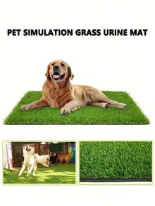 Pet Grass Pee Pad, Dog Toilet, Fake Grass Mat, Potty Training Pad, Artificial Turf Mat - Multicolor - View 2