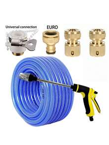 1 Set/Sturdy And Durable PVC Water Pipe, Long Pole Water Gun, Nozzle, Scratch Resistant And Wear-Resistant, Waterproof, Household Water Pipe, Balcony, Car Wash, Watering, Garden, Lawn, Yard, Sprinkler, Suitable For 4 Seasons - B - View 13