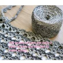 1 Roll, 50g Colorful Unique Gold & Silver Yarn With Shimmer, Handcraft Knitting, Suitable For DIY Knitting And Crochet Projects - Great For Making Sweaters, Hats, Bags And Dolls - Multicolor - View 31