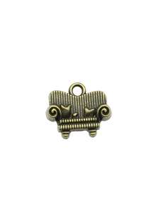 12pcs 17x14mm Sofa Charms Pendant For DIY Jewelry Making Necklace Keychain Phone Chain Bracelet Making Accessories Handmade Craft Making Findings - Sofa - View 5
