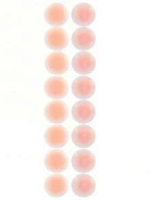 2/8/16 Pairs Reusable Nipple Covers For Women, Silicone Invisible Breast Petals With Travel Case - Pink - View 11