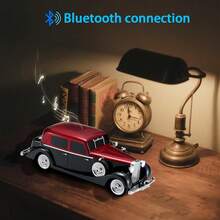 Dazone Dual 2-In Portable Bluetooth Party Speaker, Wireless Vintage 1934s Style Car Model Bluetooth Speaker, Portable Wireless Audio With TWS, USB/TF/FM/AUX, TYPE-C Charging For Camping, Home Decor & Parties - View 5