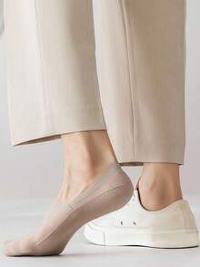 2/5/8 Pairs Men's Breathable Mesh Slip-Resistant Silicone Grip Shallow Boat Socks, Thin Lightweight Ankle Socks, Versatile & Comfortable For Spring/Summer - Multicolor - View 9