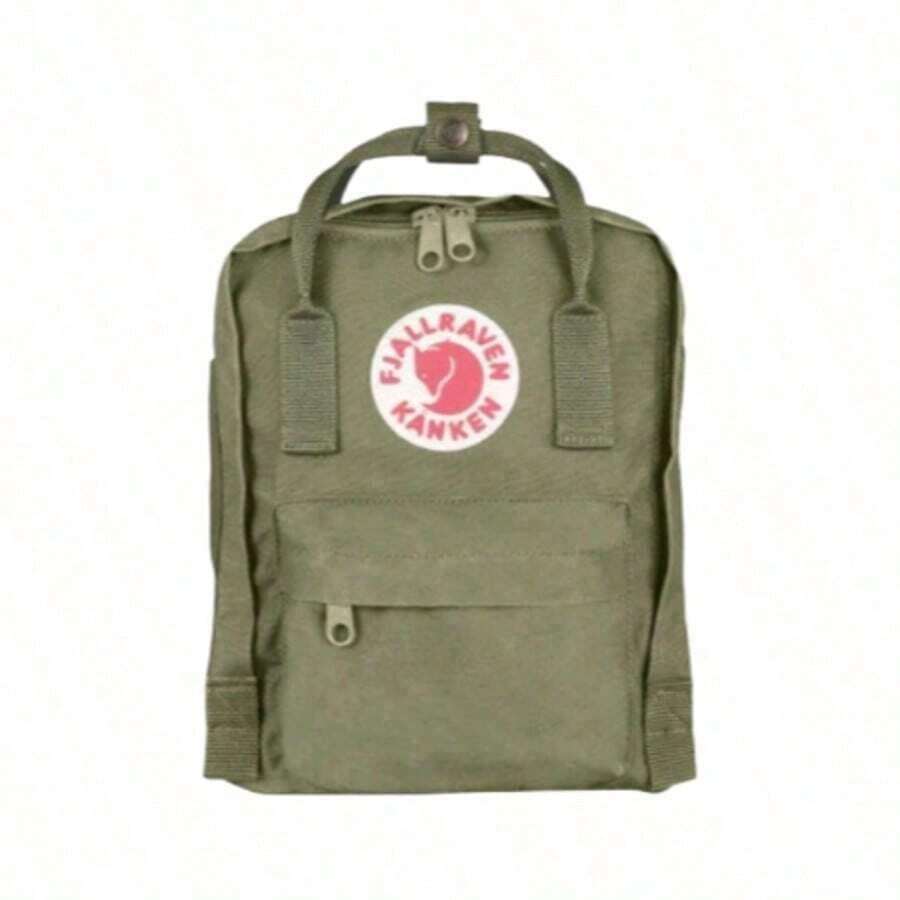 Backpack Kankan Women's/Men's Backpack Fox Outdoor Waterproof Backpack Large Capacity Schoolbag - màu xanh quân đội - Xem 1
