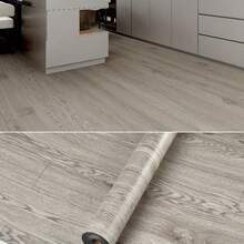 1 Roll 300x40cm Wide PVC Thickened 3D Textured Vintage Wood Grain Self-Adhesive Floor Sticker, Easy Installation, Suitable For Kitchen, Bedroom, Bathroom, Dining Room, Living Room, Countertop, Home Decor And Furniture Renovation - B - View 16