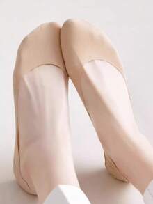 女士夏季硅胶防滑隐形薄冰丝船袜透气休闲弹力袜 - 彩色 - 查看 4