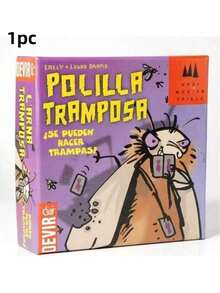 POLILLA TRAMPOSA，节日休闲游戏，Abaya Fraud 游戏，趣味互动游戏，纸质材料 - 社交技能关系游戏，节日游戏 | Polilla TRAMPOSA 互动卡牌游戏组合 - 彩色 - 查看 7
