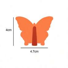 Butterfly Wall Hooks, Strong Adhesive No Drilling Needed, Bathroom Kitchen Door Closet Organizer Hooks, Damage-Free - Multicolor - View 3