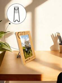 1pc Heavy-Duty Metal Photo Display Holder With Safety Clips, Fashionable Appearance, Suitable For Home Decor, Office And Events - Durable And Multipurpose Photo Frame Alternative, Elegant Design | Sturdy Clip Structure - Multicolor - View 5