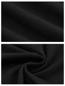 1pcs Crop Top, Women Summer Tops Shirts, White Black Cute Tops, 100% Pure Cotton Oversized Slim Fit Blusas Bonitas De Mujer, Y2k Vacation Going Out Club Outfits For Women, Breathable Stylish Versatile Comfortable Easy To Match, Fashionable Summer Tshirts For Women, Chic Y2k Inspired Designs, Lightweight Fabric Perfect For Summer Vacation Occasions - 黑色 - 查看 7