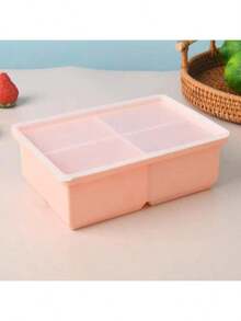 1pc Silicone Ice Cube Tray With Lid - Large Capacity Soft Ice Mold Suitable For Refrigerator, 1 Cup Size For Soups, Stews, Sauces - Dishwasher , Great For Christmas, Halloween, Easter, Thanksgiving - Multicolor - View 20