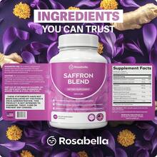 Saffron Extract Supplement With Magnesium, Vitamin B6 & Herbal Blend | Daily Wellness & Clarity Support Capsules | 60 Count (2 Bottles) - 2 Bottles - 查看 8