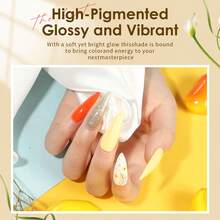 20色DIY美甲雕塑粉，丙烯酸粉无需浸泡即可雕刻美甲延长三合一美甲水晶粉美甲彩绘用品，沙龙UV美甲套装，10克瓶装 - 彩色 - 查看 7