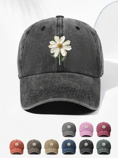 Mũ lưỡi trai unisex kiểu retro in hình cối xay gió và hoa, có thể điều chỉnh kích cỡ, thoáng khí, thời trang, phù hợp cho các hoạt động thể thao ngoài trời, leo núi, mặc hàng ngày, quà tặng dịp lễ.