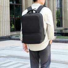 New Backpack For Men, Business Travel Commute Casual Stylish Laptop Backpack - Black - View 4